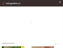 Tablet Screenshot of integralnie.pl